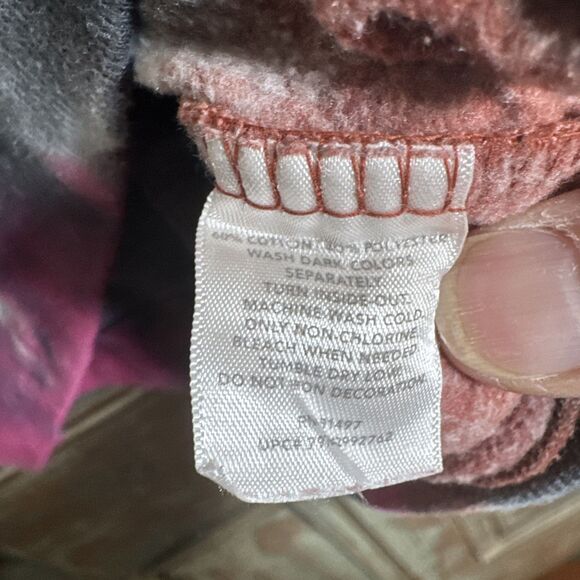 State of Mine Womens Sweatshirt Tie Dye Be A Nice Human Size Small - Picture 6 of 6